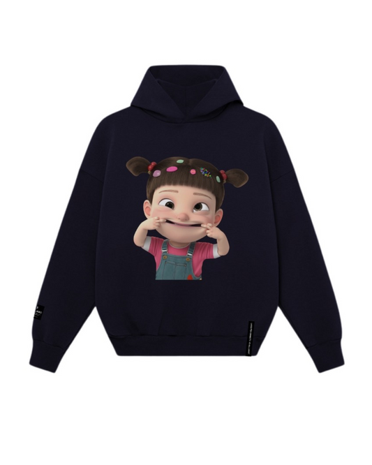 “Keep Smiling” Oversized Hoodie